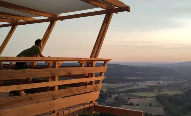Roulottes dans les vignes de Maison Billon en place, Bourg-en-Bresse, MAISON BILLON